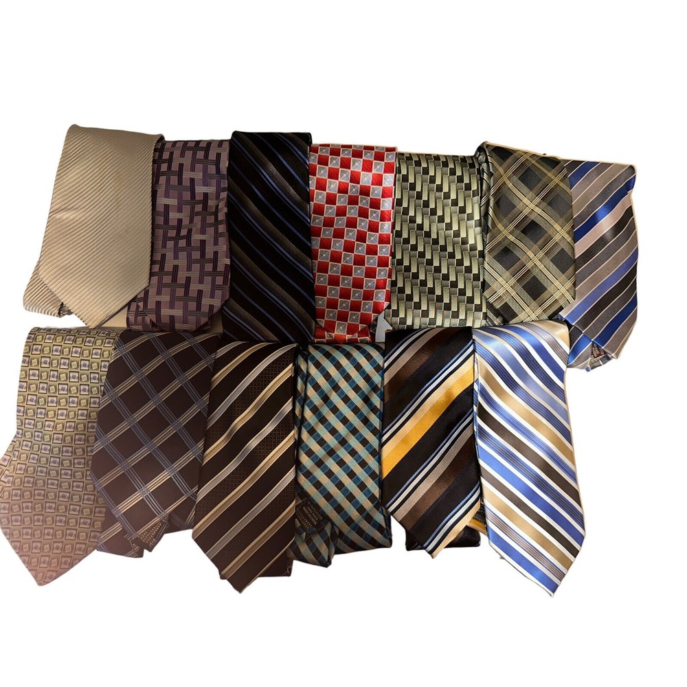 Covington Tie Lot of 13, 100% silk